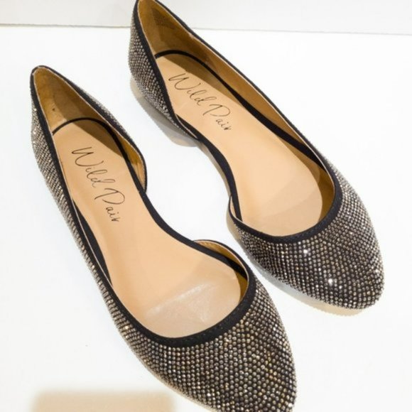 Wild Pair Mabel D'Orsay Flats -5.5 - Picture 7 of 8
